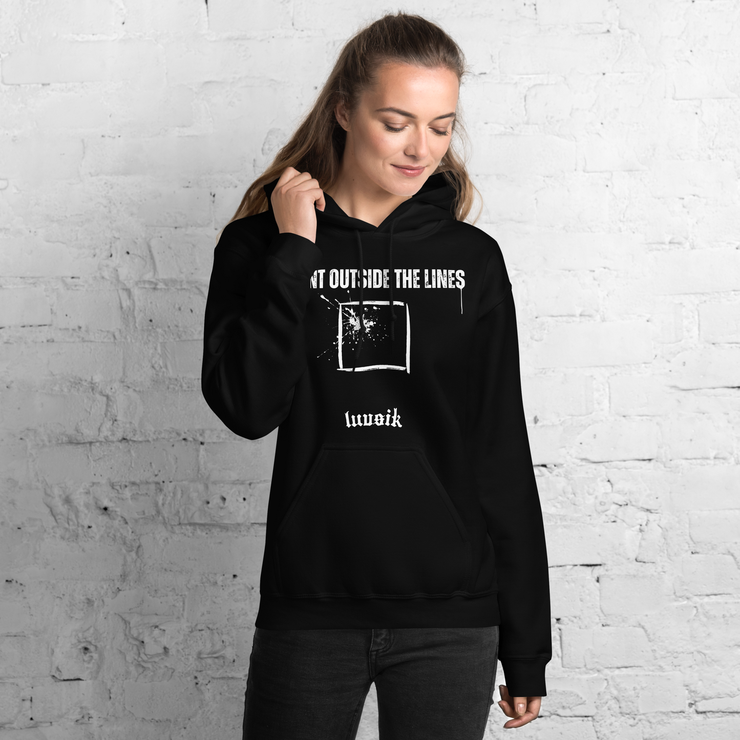 PAINT OUTSIDE Unisex Hoodie