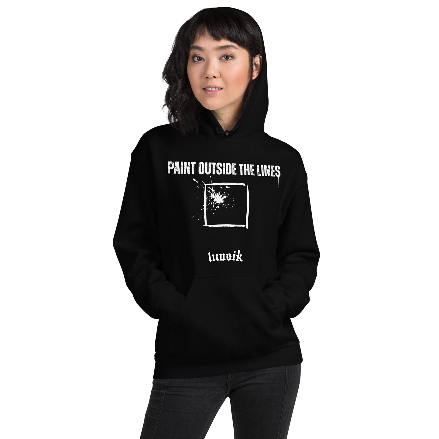 PAINT OUTSIDE Unisex Hoodie