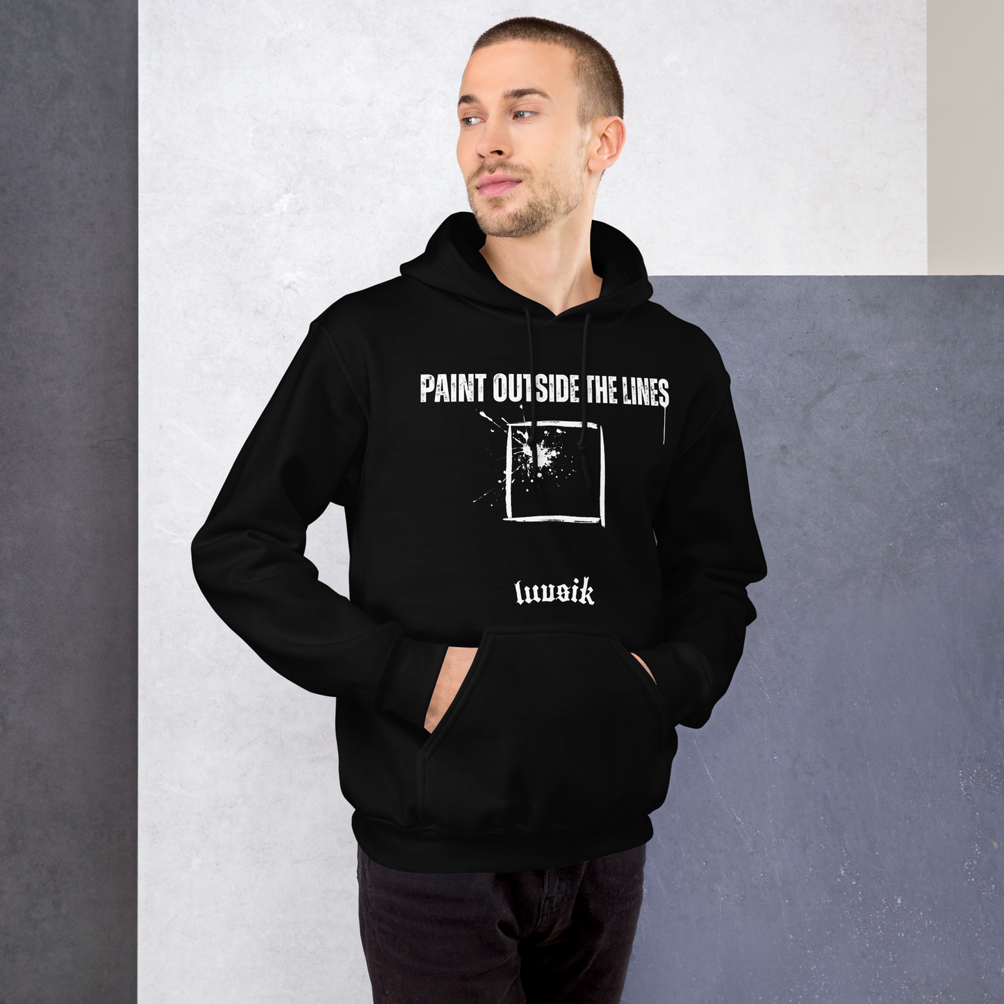 PAINT OUTSIDE Unisex Hoodie